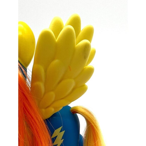 My Little Pony FIM G4 Wonderbolts Spitfire Blue Orange Yellow Lightning Bolt 6” - Picture 4 of 7